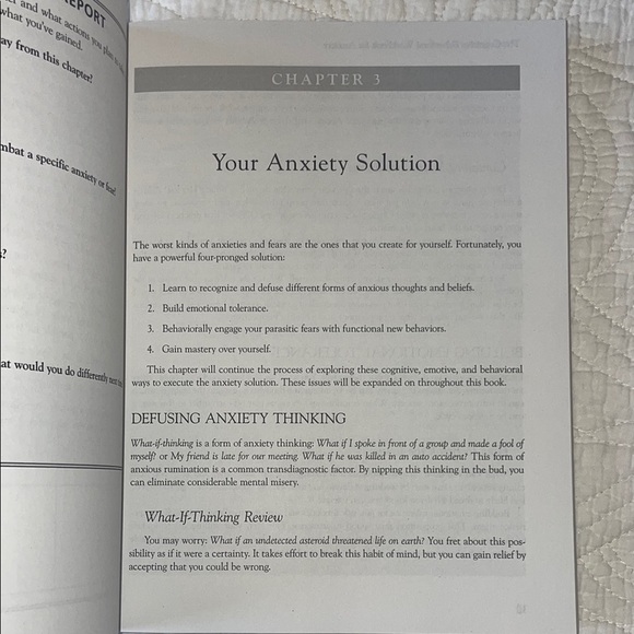 The Cognitive Behavioral Workbook for Anxiety - Picture 3 of 4